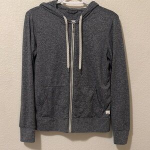 Vuori Gray Zip-Up Hoodie